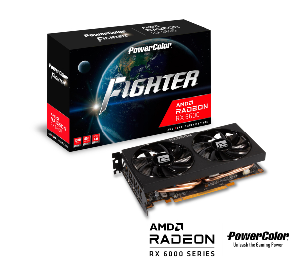 POWERCOLOR Radeon RX6600 Fighter 8GB AXRX 6600 8GBD6-3DH - 688541 - zdjęcie 6